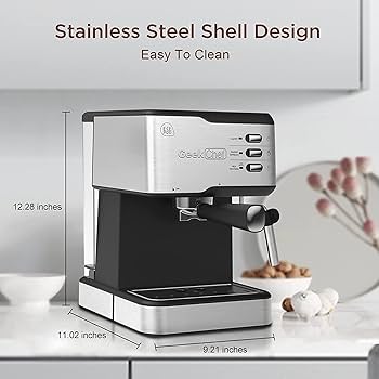 （未使用品）Geek Chef GCF20E エスプレッソマシン　120V仕様 未使用品）Geek Chef GCF20E エスプレッソマシン 120V仕様 未